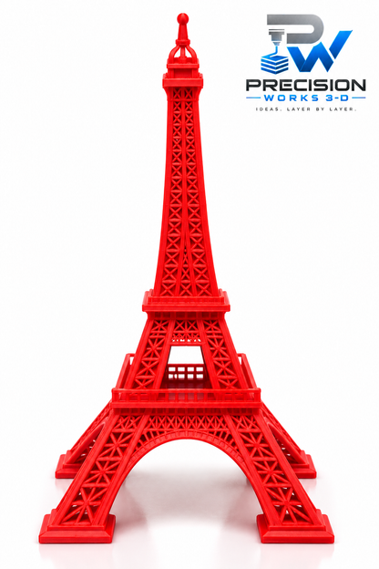 3D Printed Eiffel Tower - Detailed Paris Landmark Display Model